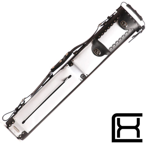 Instroke 2X4 Leather Cowboy Case - Black/White - Excellence Billiards NZL