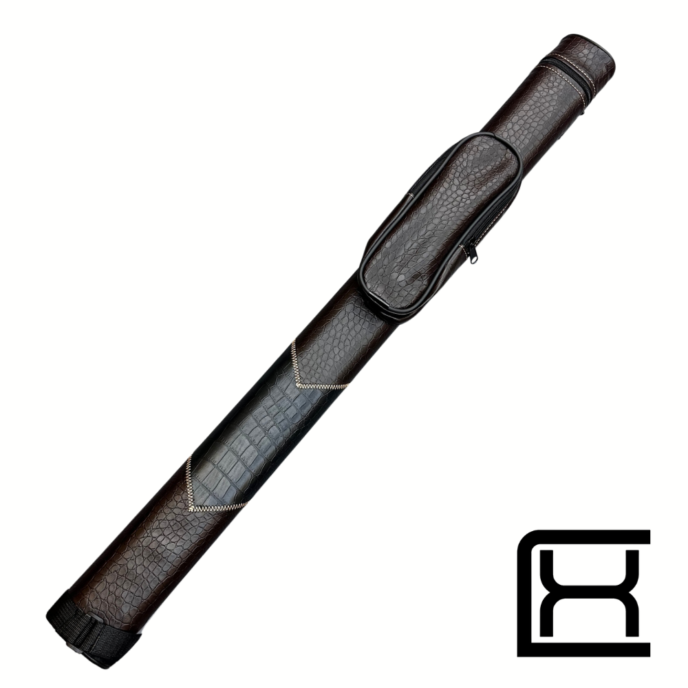 EX 1x1 Oval Case - Croc Pattern - Excellence Billiards NZL