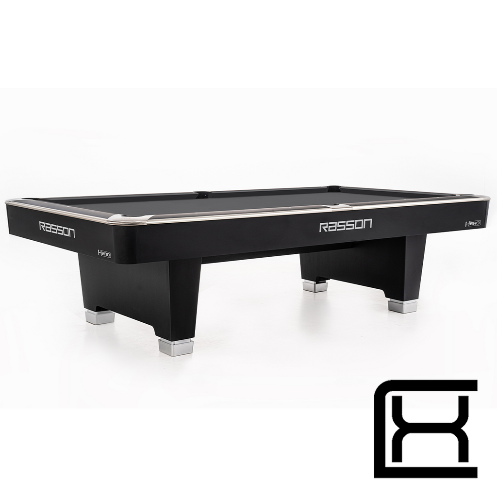Rasson Pool Table Hero - Strong Black - Excellence Billiards NZL