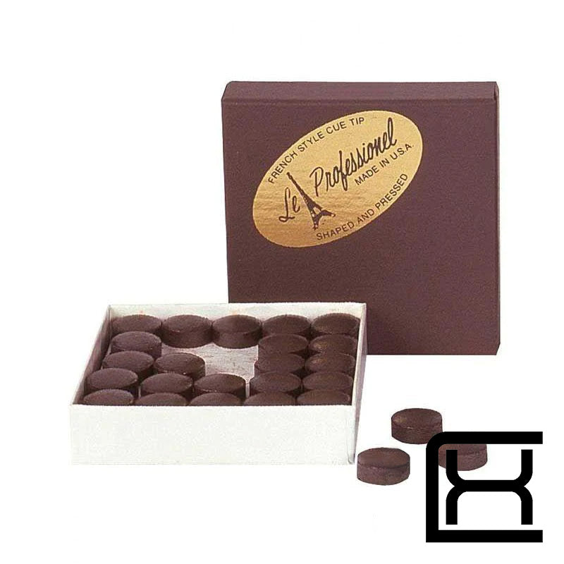 Le Pro Leather Tips - (Box of 50)* - Excellence Billiards NZL