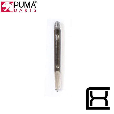 Puma Darts Bubble Shafts Clear Black - Excellence Billiards NZL