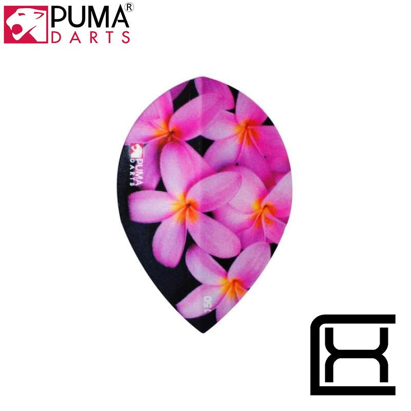 Puma Darts Frangipani Tear-drop Flights - Excellence Billiards NZL