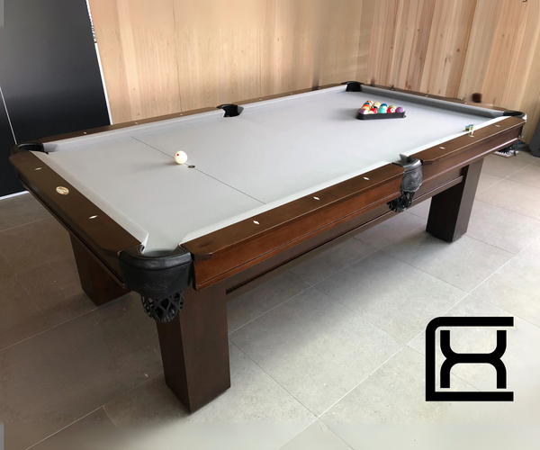 Rosario II Pool Table (American Walnut Finish) - Excellence Billiards NZL