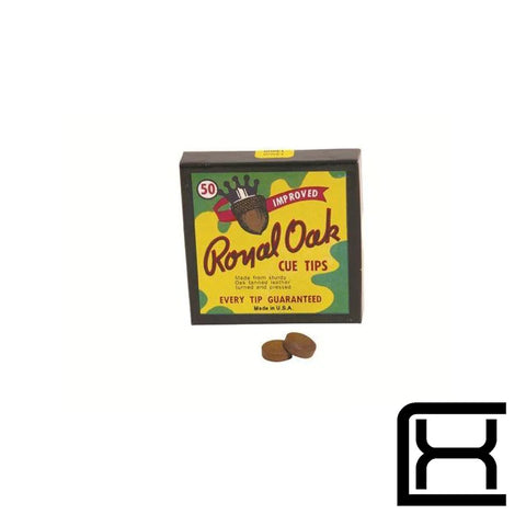Royal Oak Tips (Box of 50)* - Excellence Billiards NZL