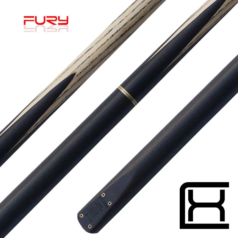 FURY (D-1B) 57"2-PC(3/4)ASH SNOOKER CUE - Excellence Billiards NZL