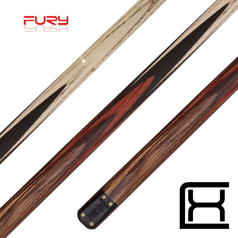 FURY (D-5B) 57"2-PC(3/4)ASH SNOOKER CUE - Excellence Billiards NZL