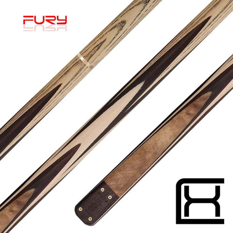 FURY (D-6B) 57"2-PC(3/4)ASH SNOOKER CUE - Excellence Billiards NZL