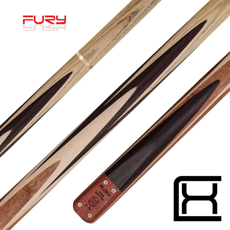 FURY (D-7B) 57"2-PC(3/4)ASH SNOOKER CUE - Excellence Billiards NZL
