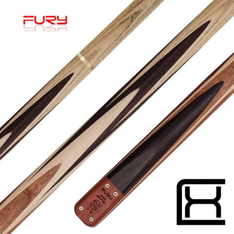 FURY (D-7B) 57"2-PC(3/4)ASH SNOOKER CUE - Excellence Billiards NZL