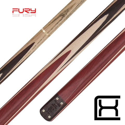 FURY (D-8B) 57"2-PC(3/4)ASH SNOOKER CUE - Excellence Billiards NZL