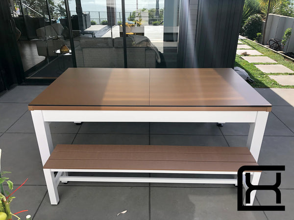 Riley Neptune Outdoor Diner - Brushed Brown & Black - Excellence Billiards NZL