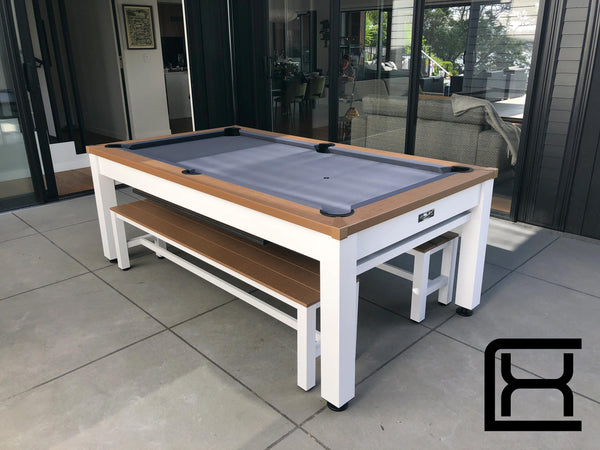 Riley Neptune Outdoor Diner - Brushed Brown & Black - Excellence Billiards NZL