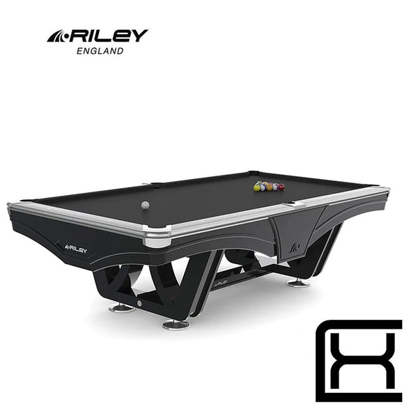 Riley Pool Table - Ray Tournament (Black) - Excellence Billiards NZL