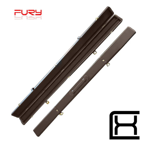 50" DELUXE 3/4 SNOOKER CUE CASE - DARK BROWN - Excellence Billiards NZL