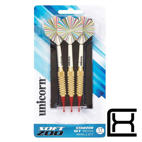 Unicorn Soft 200 Dart Set - Excellence Billiards NZL