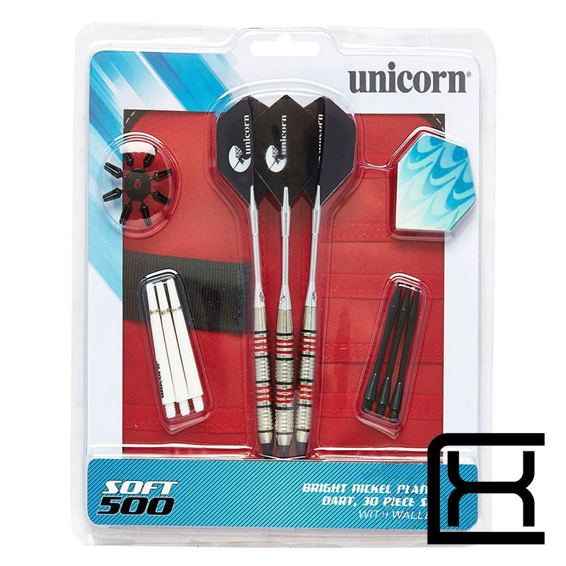 Unicorn Soft 500 Dart Set - Excellence Billiards NZL