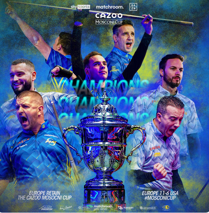 EUROPE WIN 2021 CAZOO MOSCONI CUP