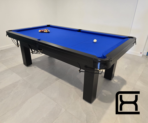 7' Liverpool Pool Table - Black