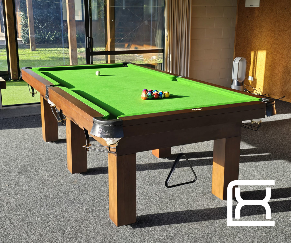 8' Liverpool Pool Table - American Walnut