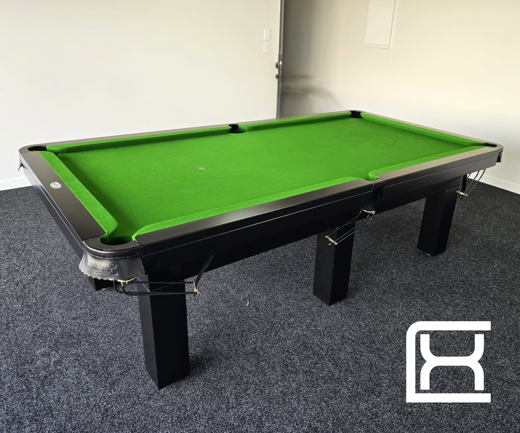 8' Liverpool Pool Table - Black