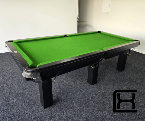 8' Liverpool Pool Table - Black