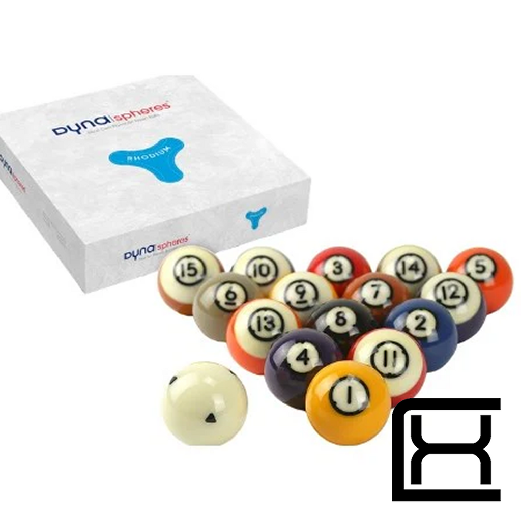 Dynaspheres Rhodium Pool Balls