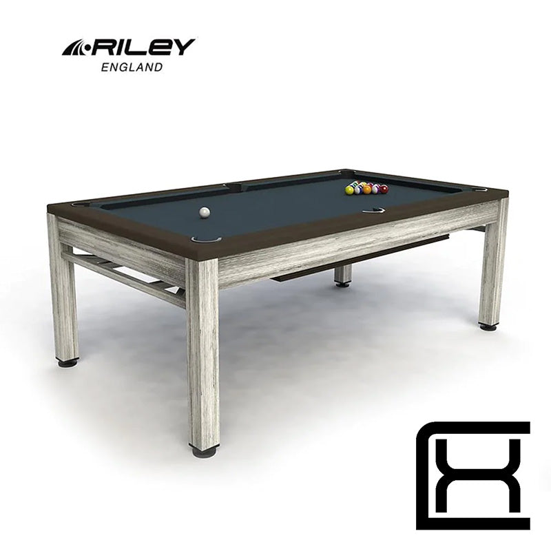 Riley Neptune Outdoor Diner - Brushed Grey & Brown - Excellence Billiards NZL