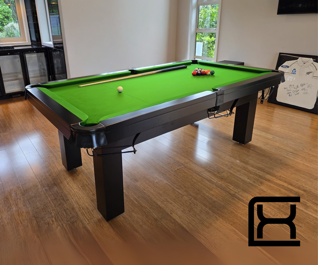 7' Liverpool Pool Table - Black