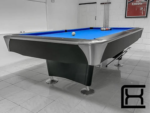 Tournament Club Black Pool Table - Excellence Billiards NZL