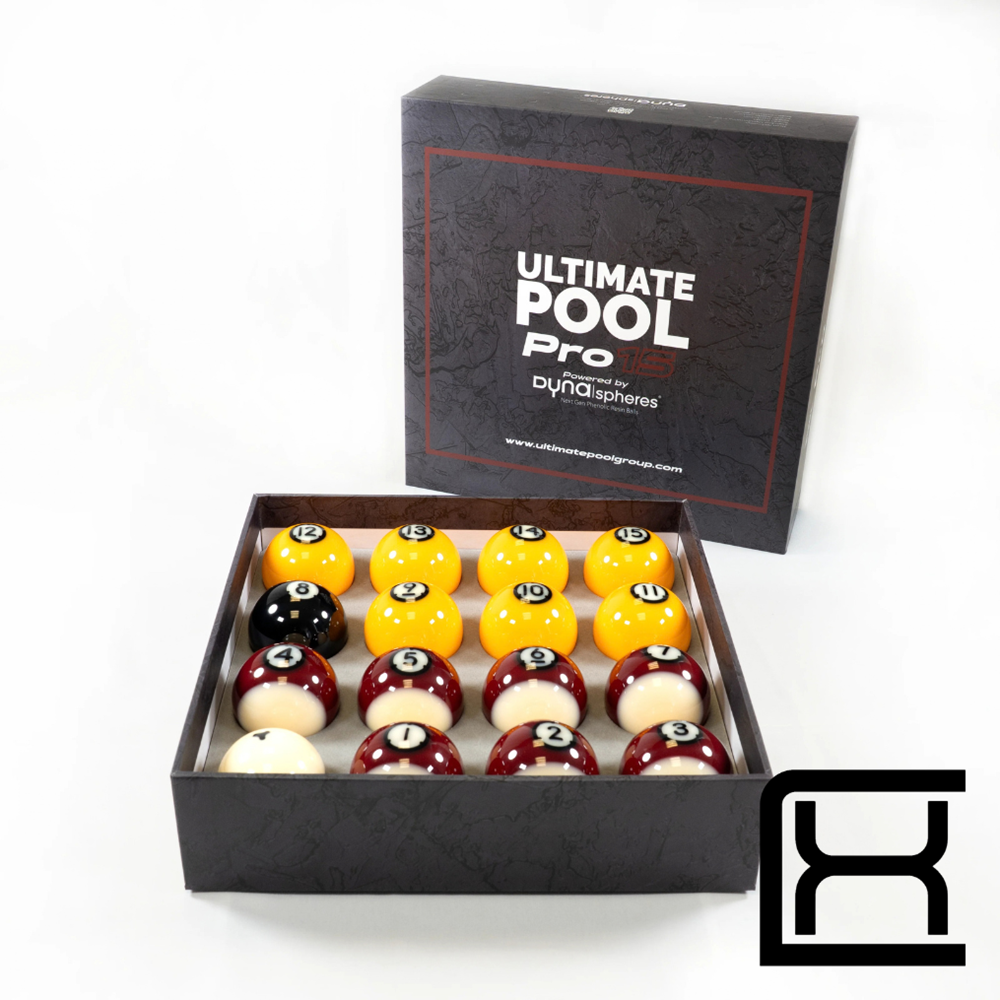 Ultimate Pool Pro 15 Dynaspheres - Official Pool Ball Set
