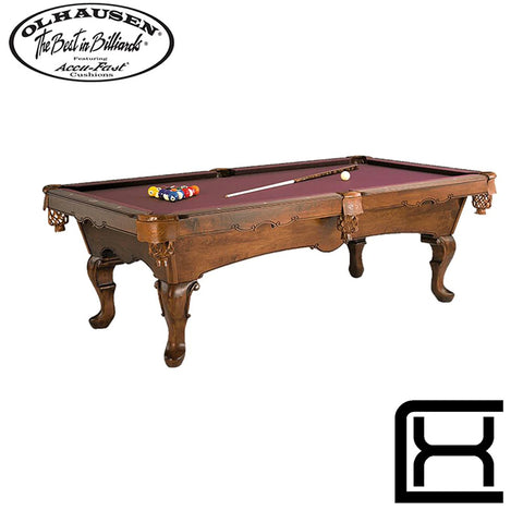 Olhausen Pool Table Lafayette 8' - Excellence Billiards NZL