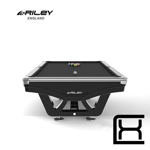 Riley Pool Table - Ray Tournament (Black) - Excellence Billiards NZL
